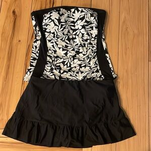 Lands end top and jcrew bottoms